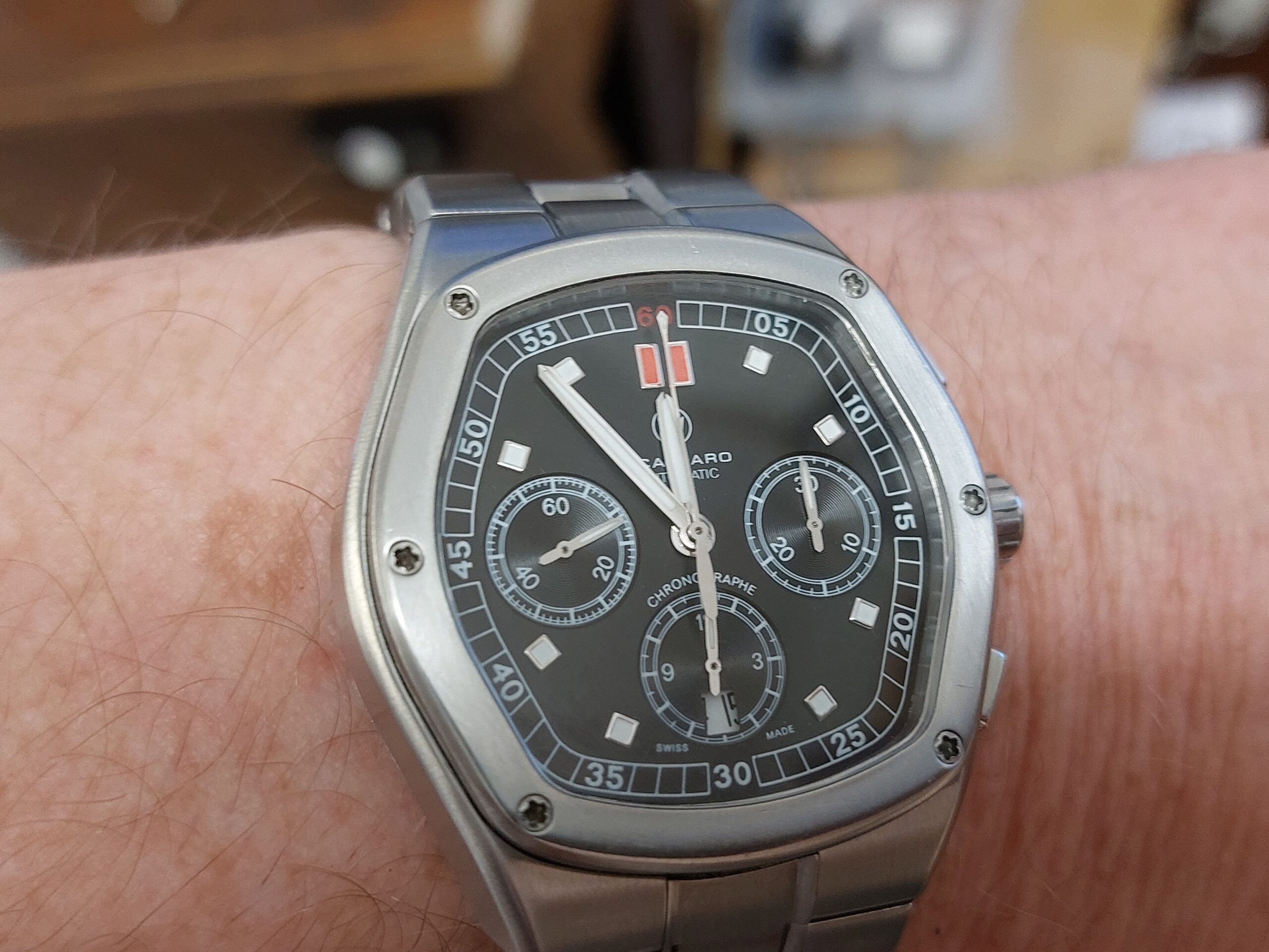 Scalfaro Porto Cervo automatic chronograph a watch for the pro watch enthusiast - Image 9