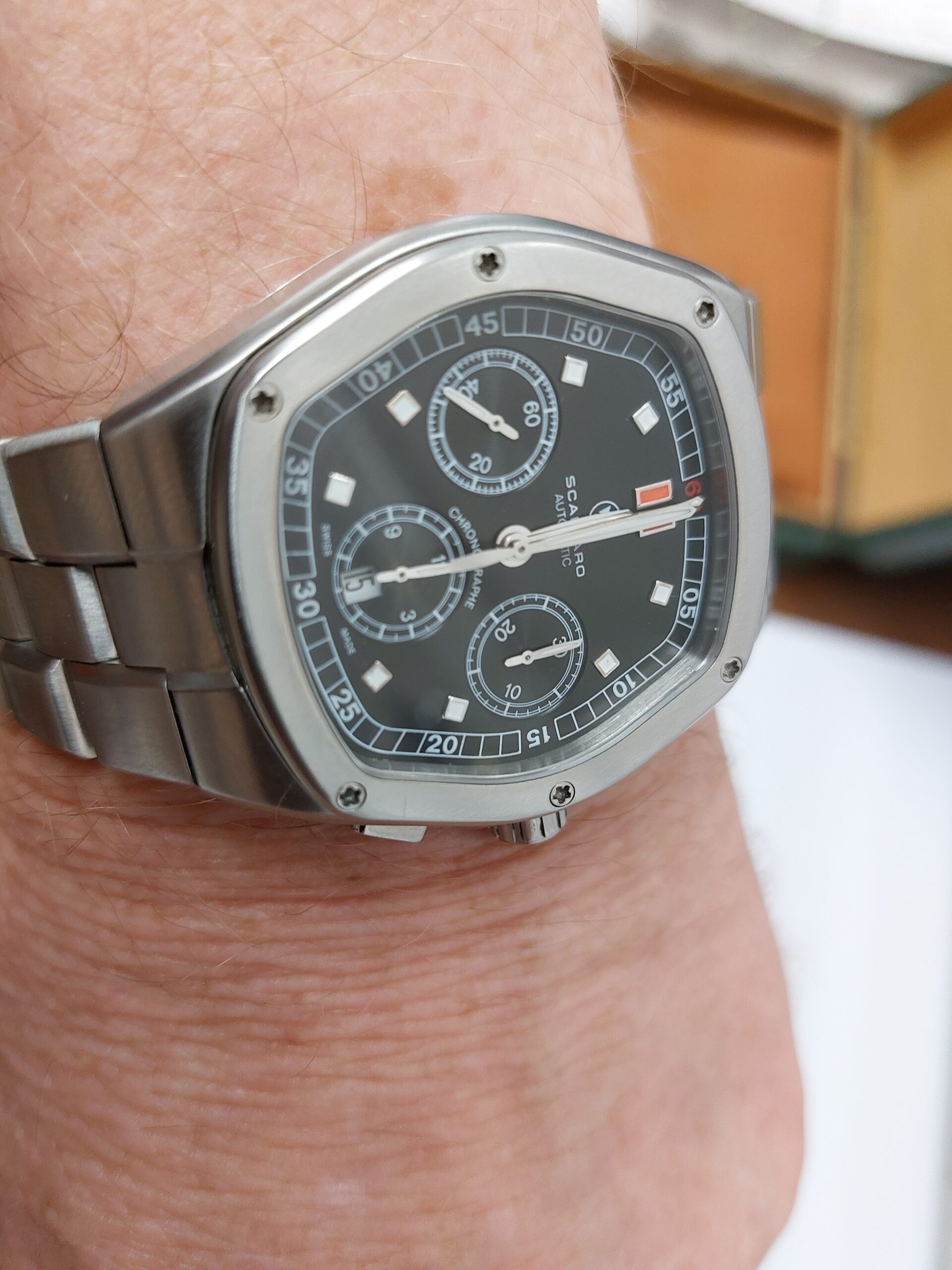 Scalfaro Porto Cervo automatic chronograph a watch for the pro watch enthusiast - Image 8