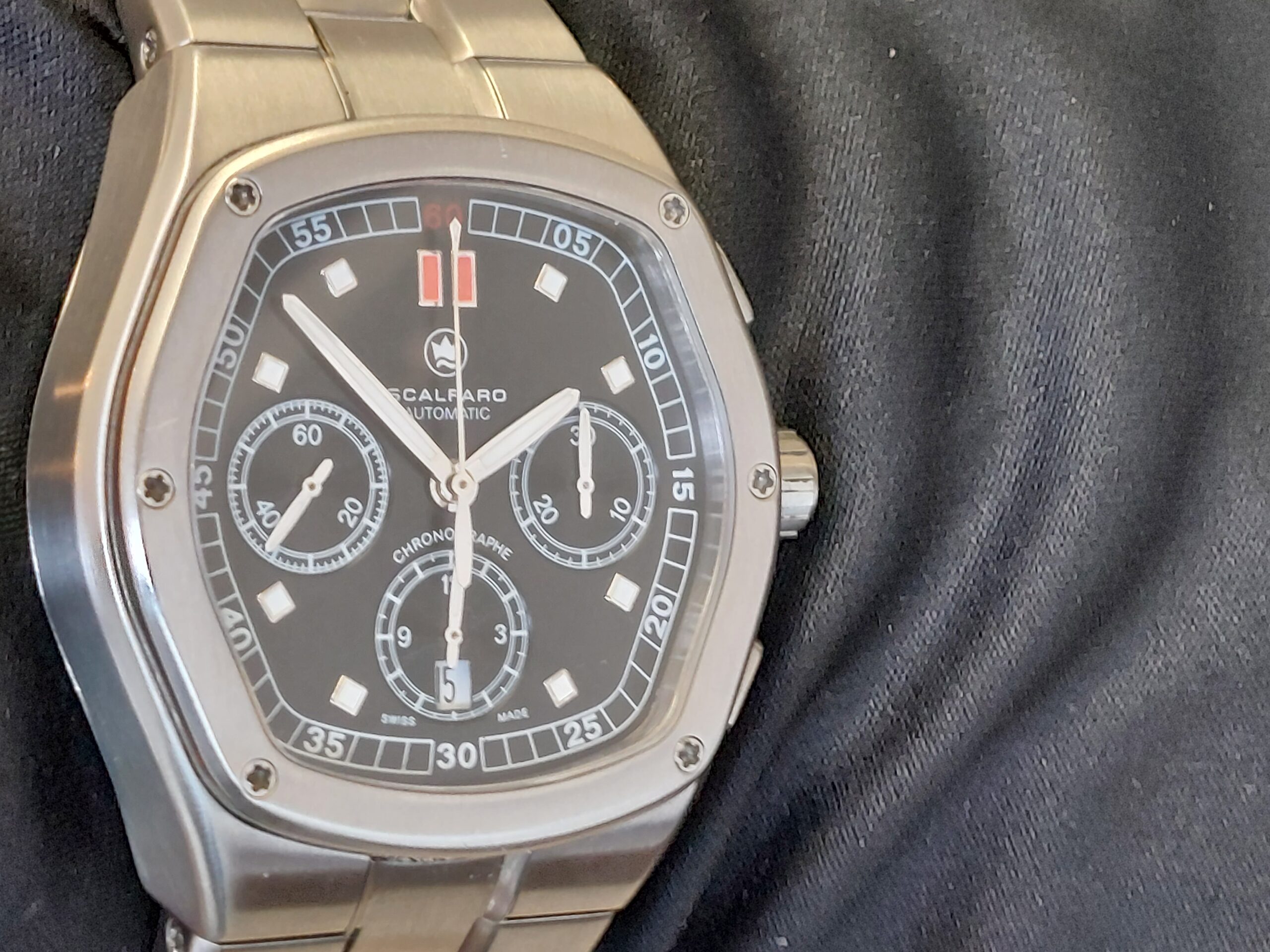 Scalfaro Porto Cervo automatic chronograph a watch for the pro watch enthusiast - Image 11