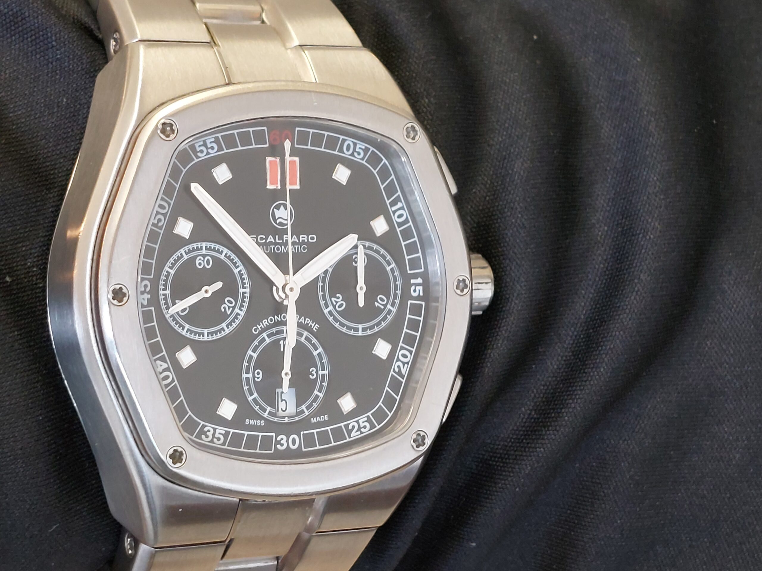 Scalfaro Porto Cervo automatic chronograph a watch for the pro watch enthusiast