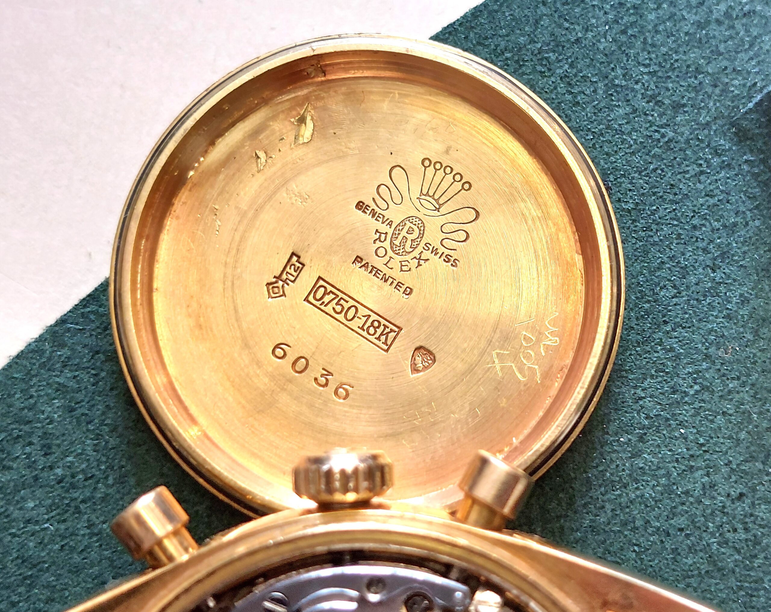Rolex 6036 Datocompax chronograph ( Jean Claude Killy ) 1967 18ct gold - Image 8