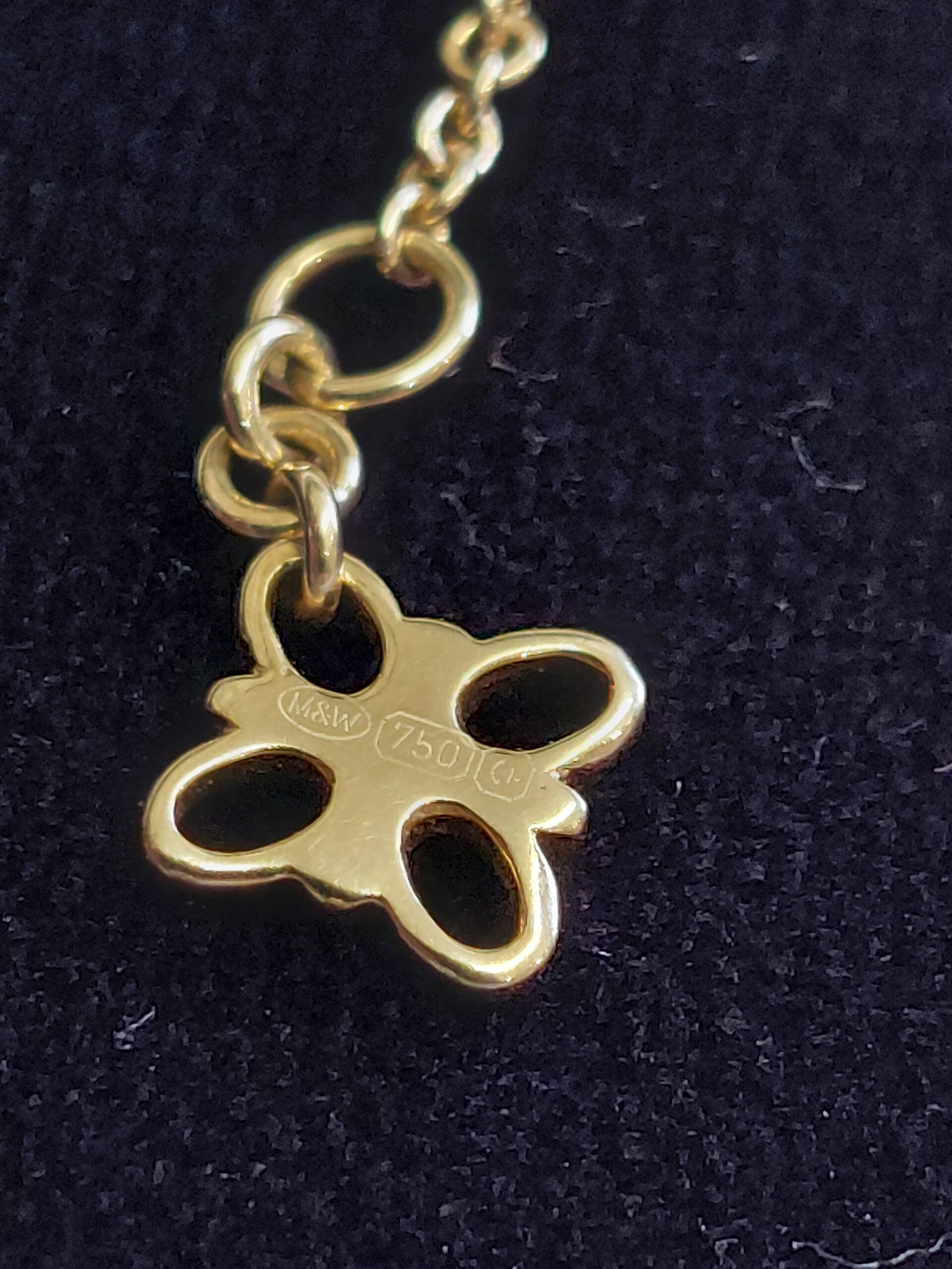 Mappin & Webb Quatrefoil 18ct Yellow Gold Diamond Motif Bracelet - Beautiful!!! - Image 7