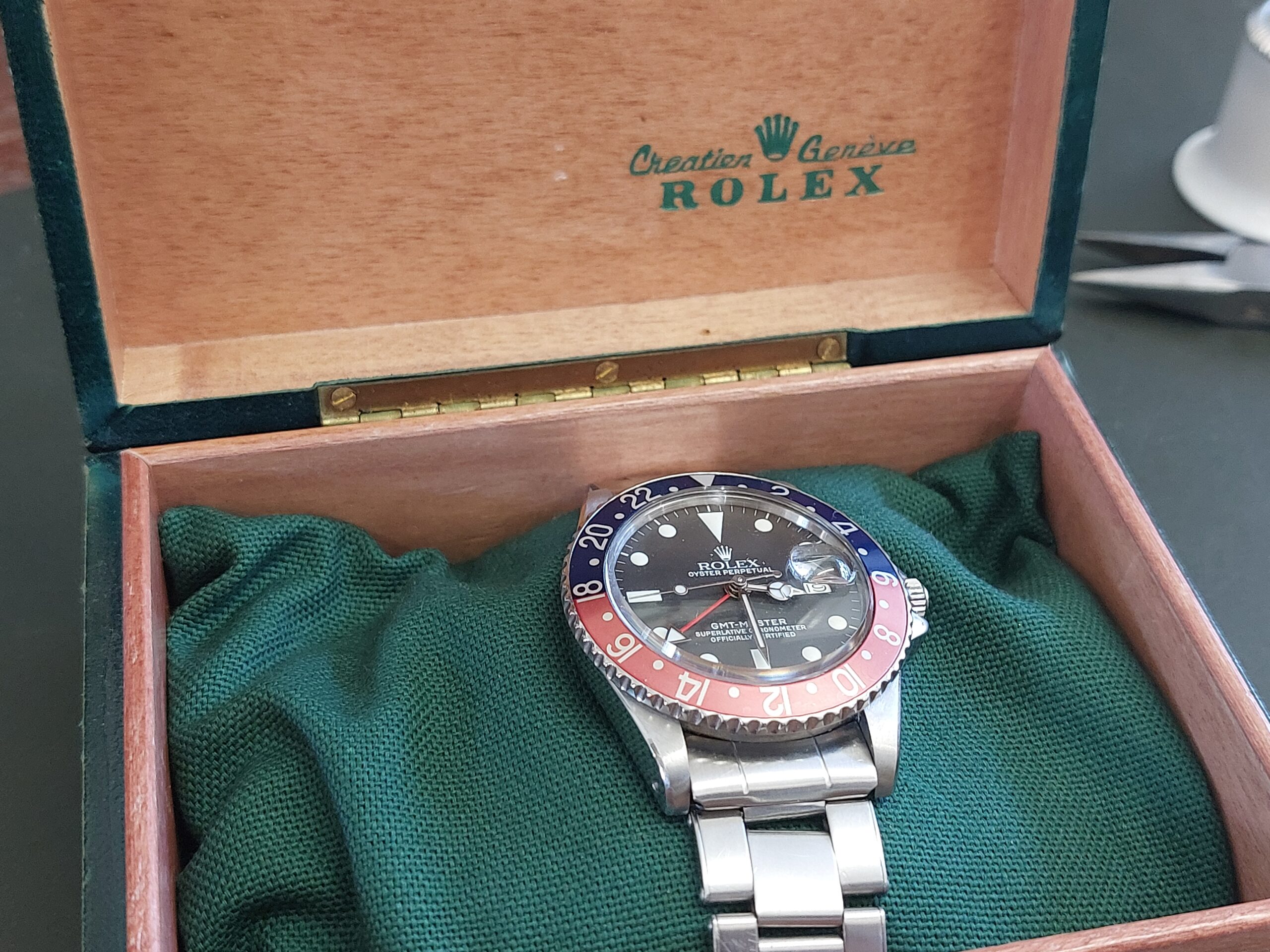 Rolex GMT master Pepsi 1961 PAN AM Eagle beak with full set ( A rare watch ) - Image 18