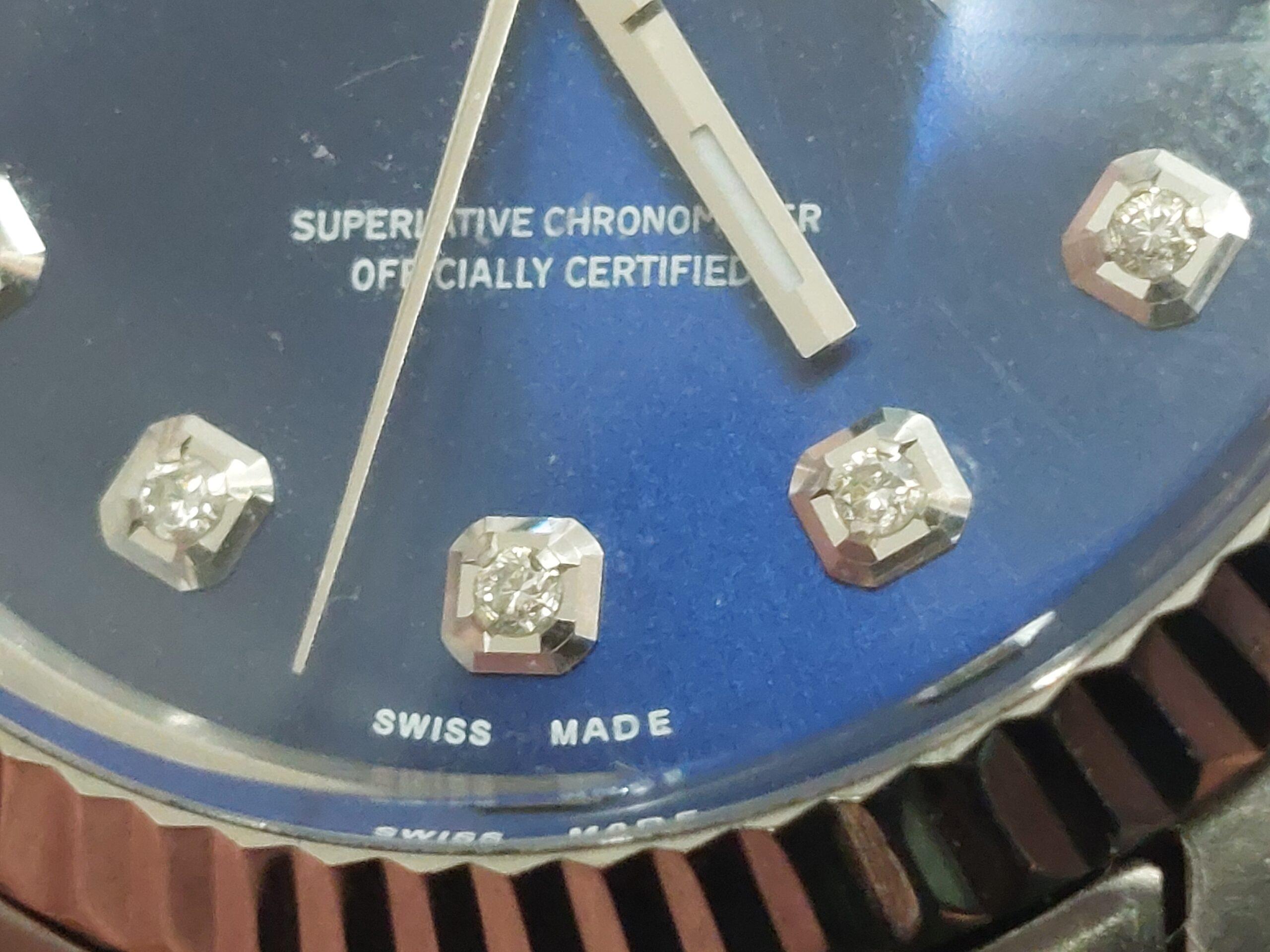 Rolex Date-just Ref: 16014 36mm 1984 with factory blue diamond dial ( nice watch - Image 13