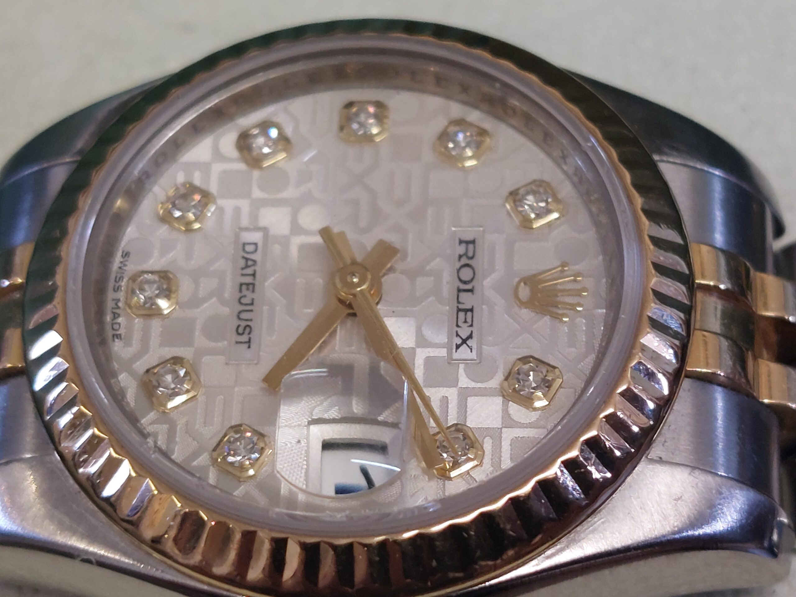 Rolex 179173 Datejust II 2014 Factory Diamond Anniversary dial ( full set Beauty ) - Image 4