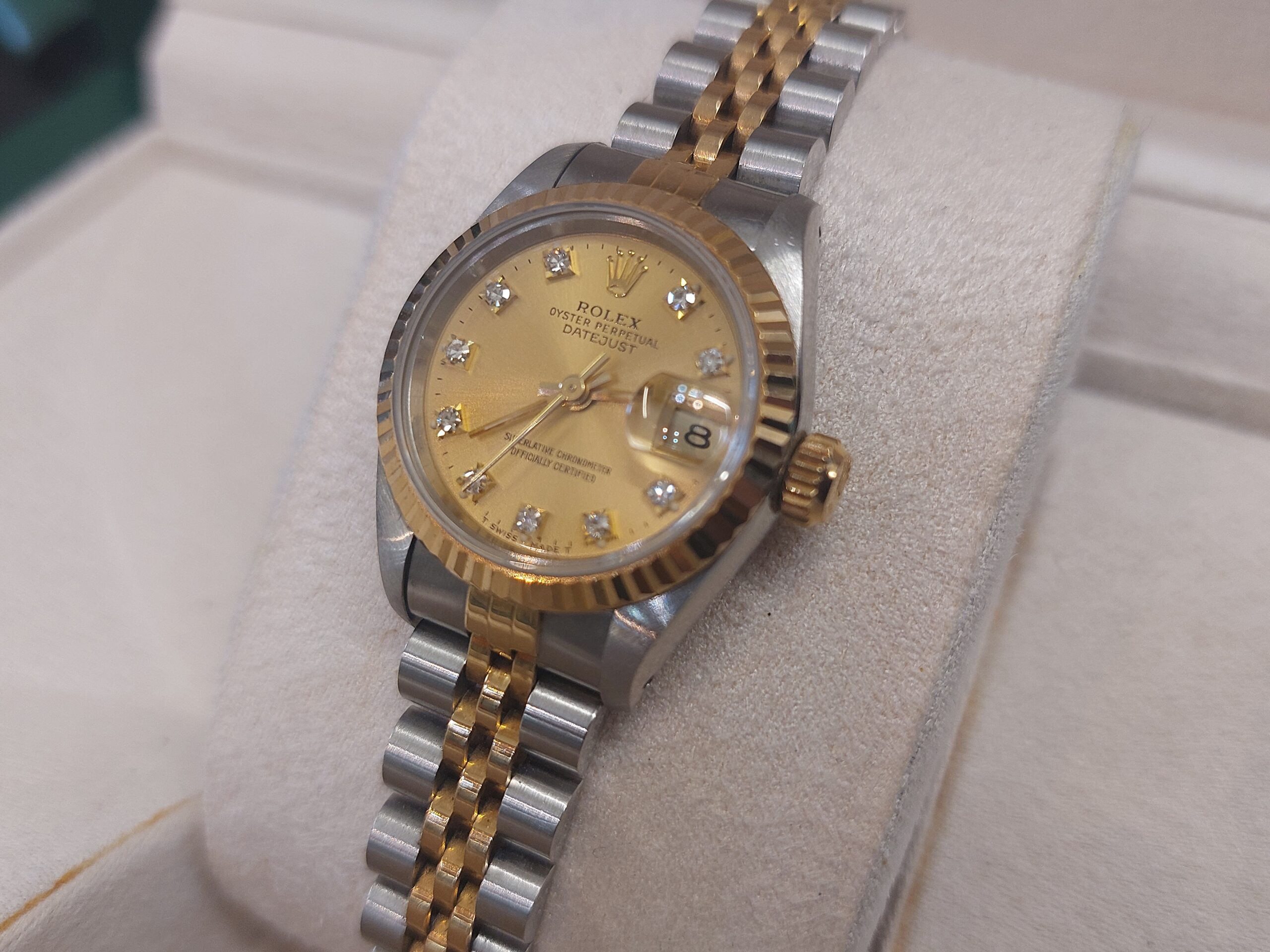 Ladies Rolex Date-just Ref 69173 Bi Metal Diamond set dial ( Lovely watch ) - Image 2