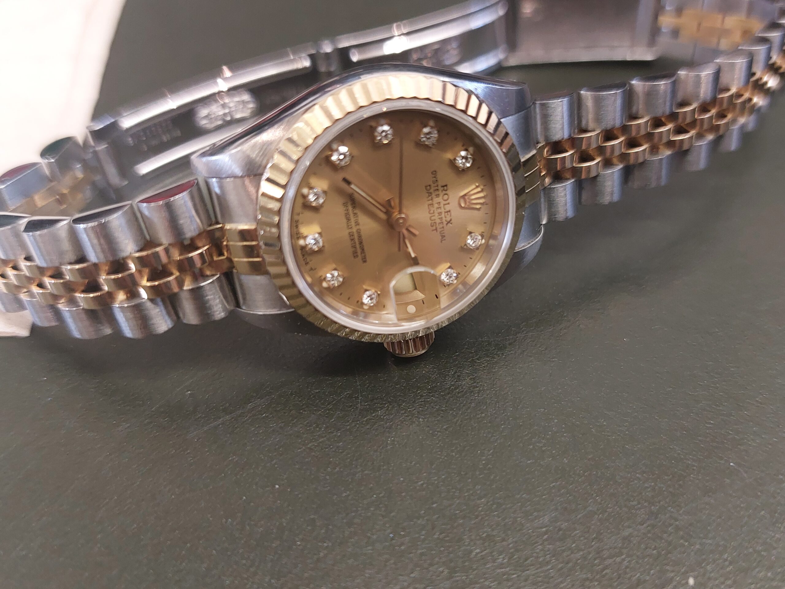 Ladies Rolex Date-just Ref 69173 Bi Metal Diamond set dial ( Lovely watch ) - Image 3