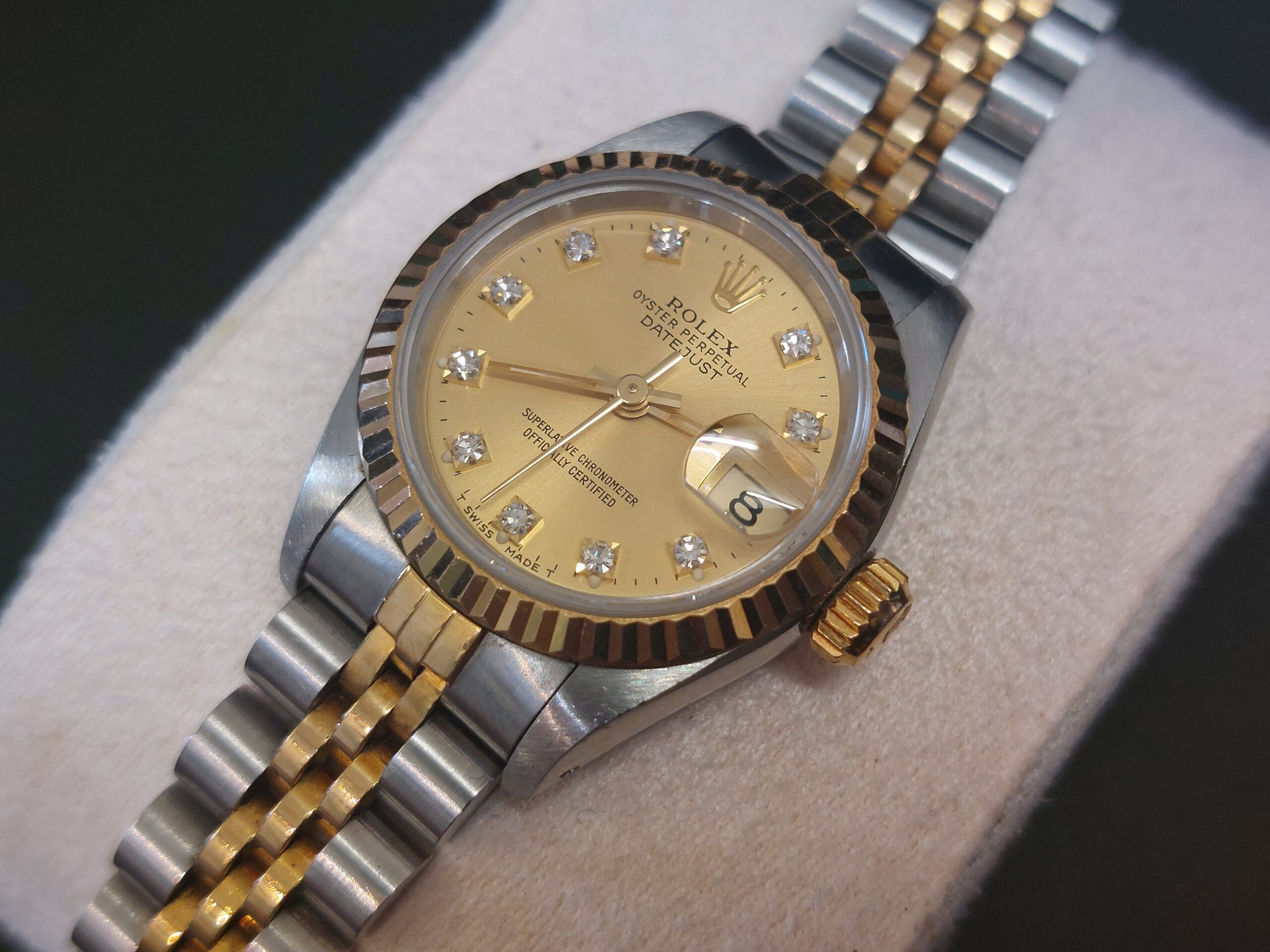 Ladies Rolex Date-just Ref 69173 Bi Metal Diamond set dial ( Lovely watch ) - Image 9