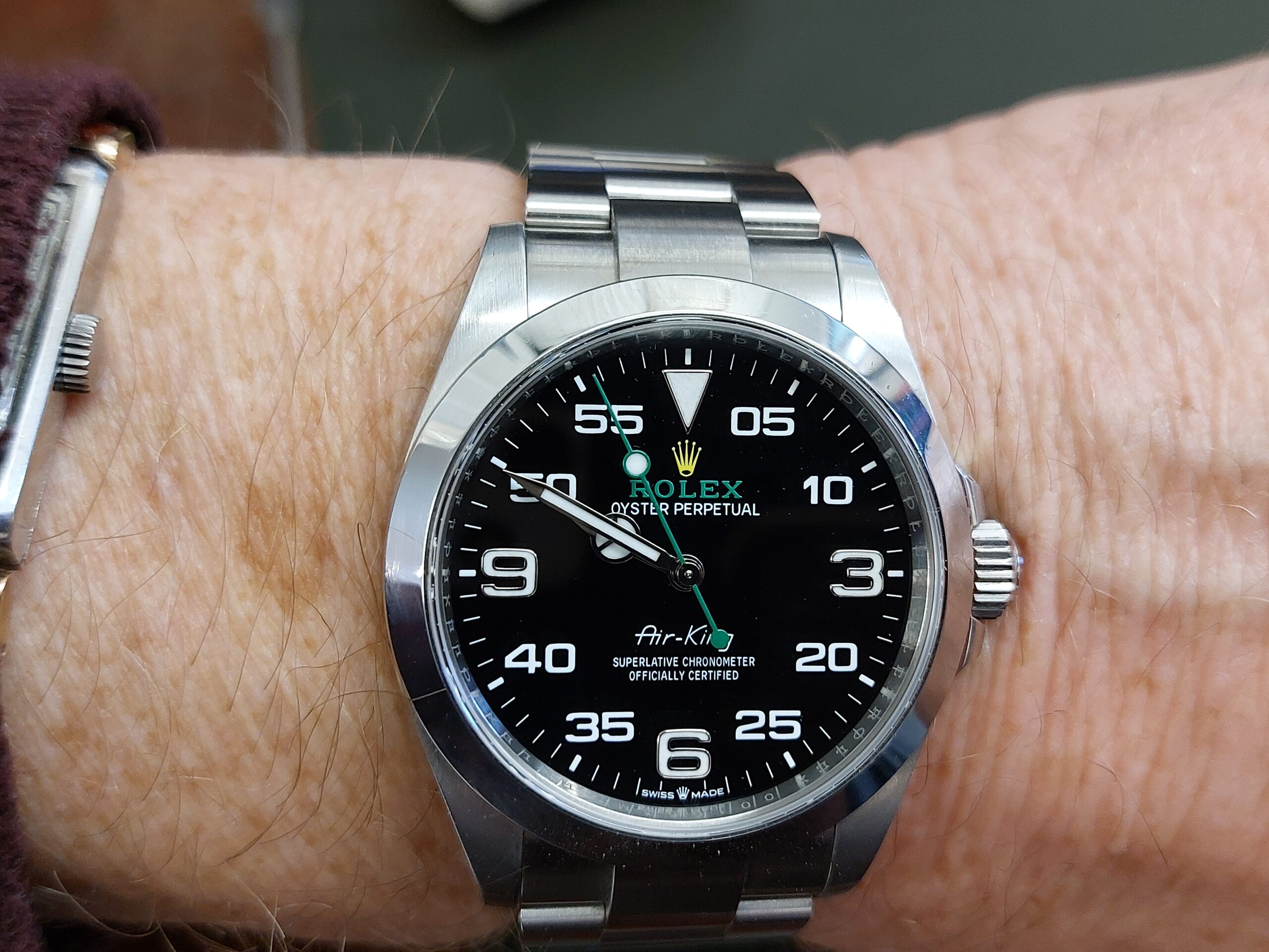 Rolex Airking 2022 Ref: 126900 with full set super condition & super price - Image 6